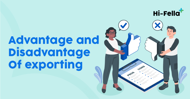 advantage and disadvantage of exporting