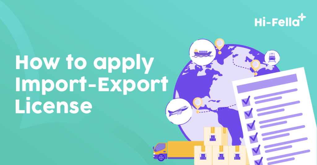how to apply import export license