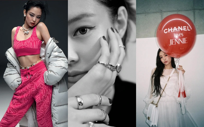 Chanel collaboration with Jennie from Blackpink