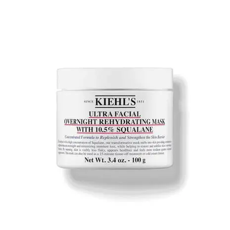 Kiehl's Ultra Facial Overnight Rehydrating Mask With 10.5% Squalane