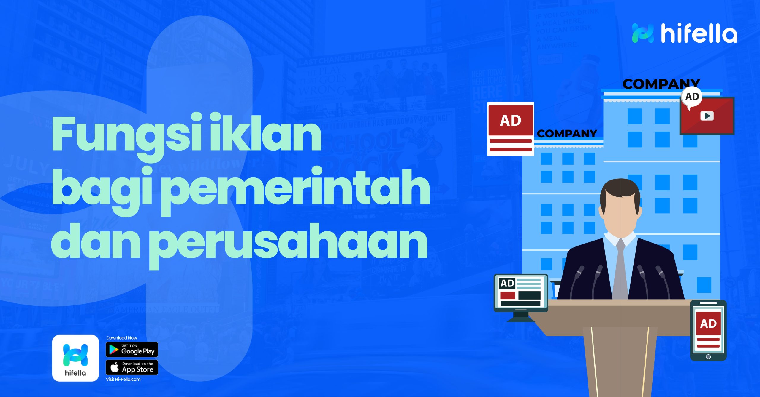 Fungsi iklan bagi pemerintah dan perusahaan