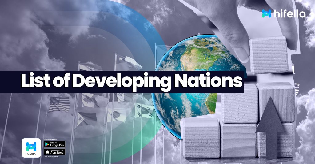 list of developing nations