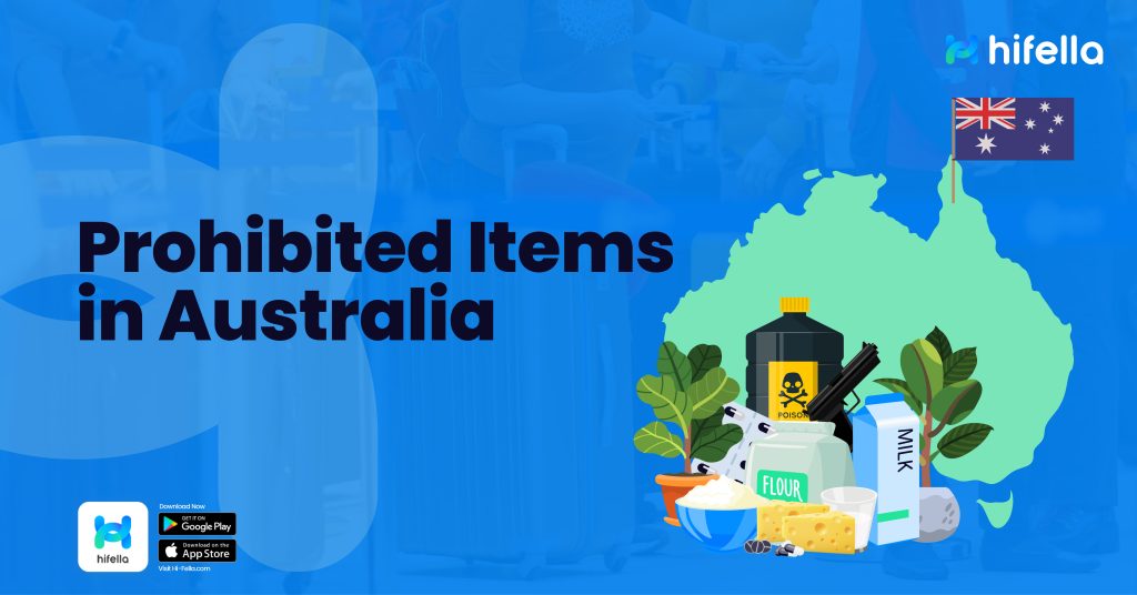 items not allowed into australia