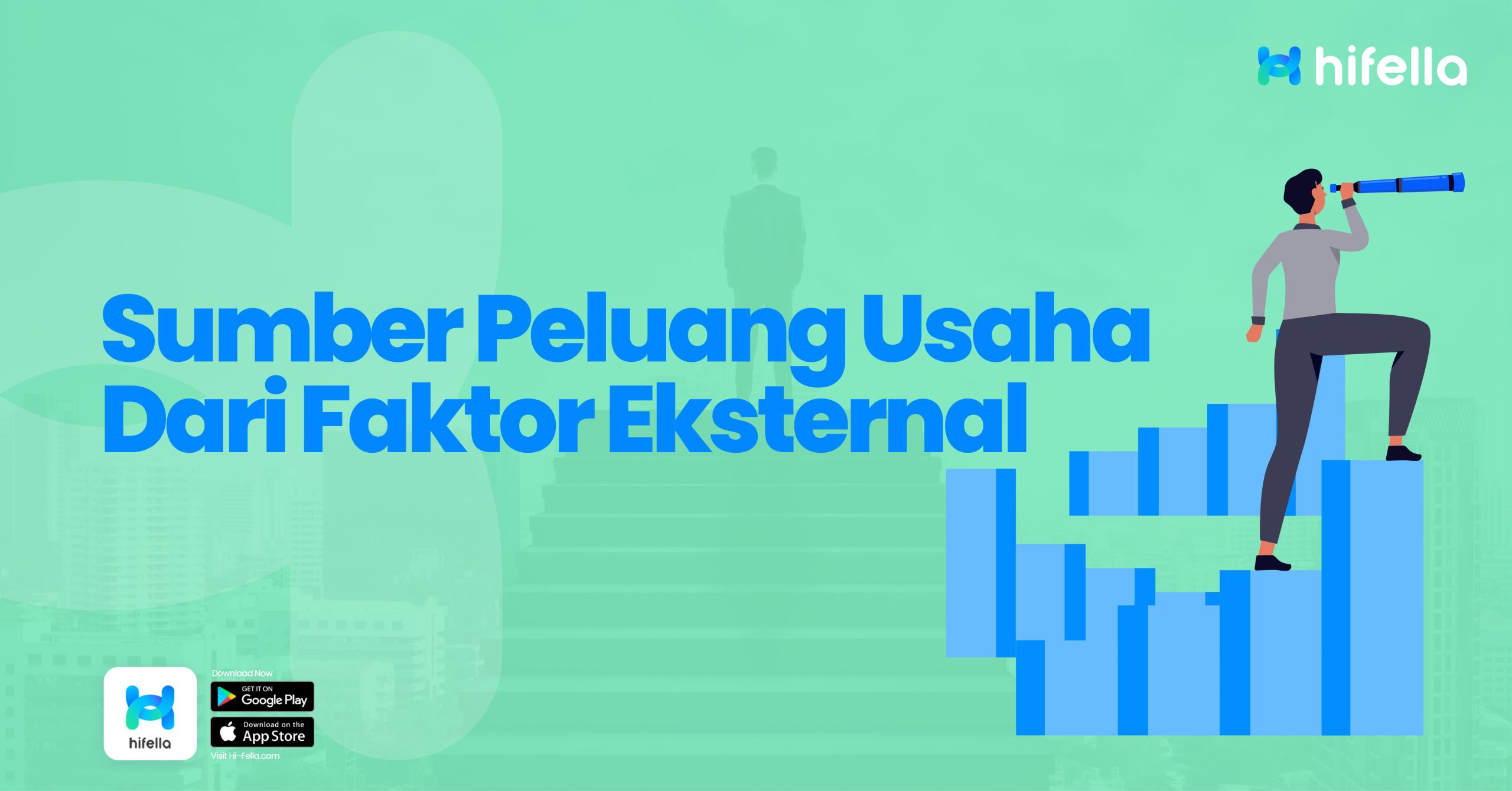 Sumber peluang usaha dari faktor eksternal adalah kesempatan yang muncul dari perubahan di luar pengusaha tersebut, seperti teknologi, regulasi dan lainnya.