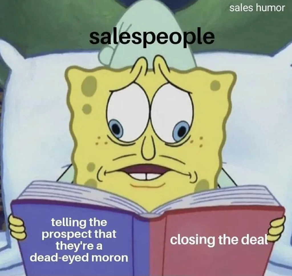 funny sales memes spongebob version