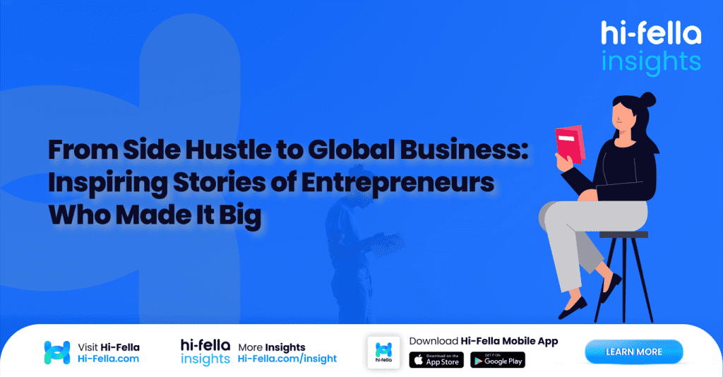 From Side Hustle to Global Business: Inspiring Stories of Entrepreneurs Who Made It Big