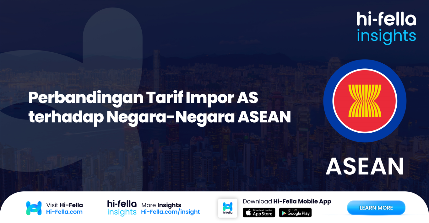 Perbandingan Tarif Impor AS terhadap Negara-Negara ASEAN