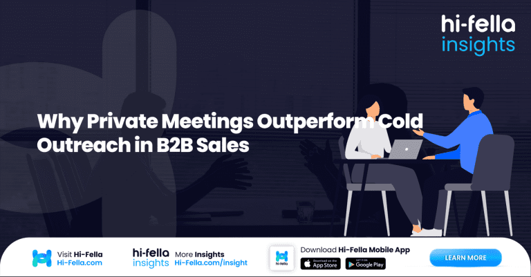 Why Private Meetings Outperform Cold Outreach in B2B Sales