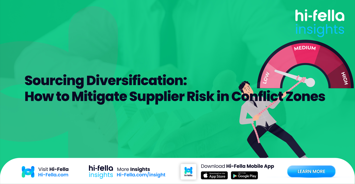 Sourcing Diversification: How to Mitigate Supplier Risk in Conflict Zones