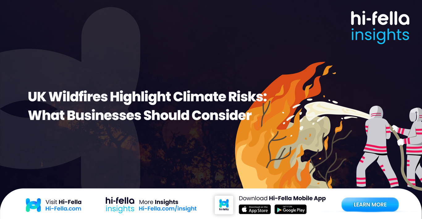 UK Wildfires Highlight Climate Risks: What Businesses Should Consider