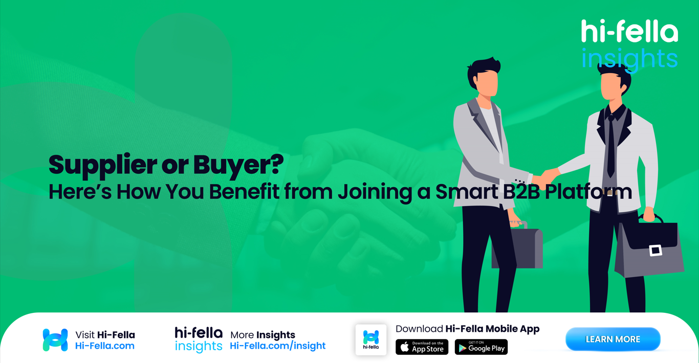 Supplier or Buyer? Here’s How You Benefit from Joining a Smart B2B Platform