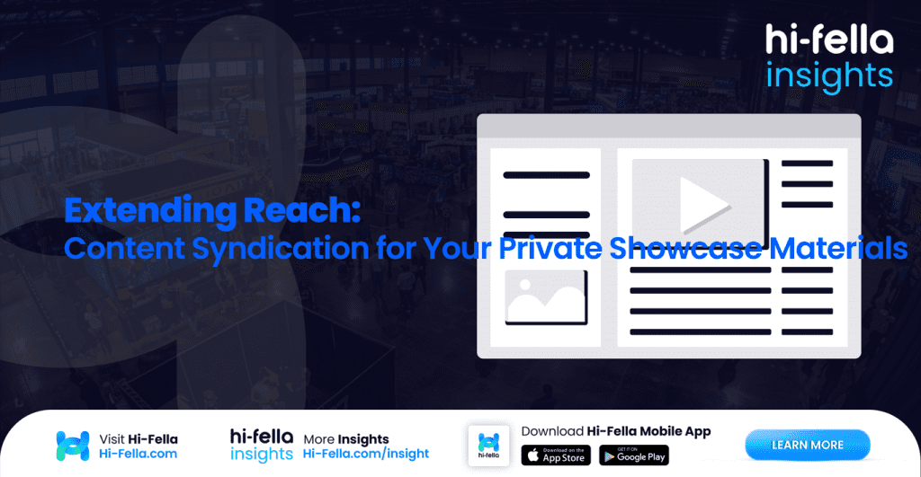 Extending Reach: Content Syndication for Your Private Showcase Materials