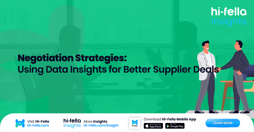 Negotiation Strategies: Using Data Insights for Better Supplier Deals