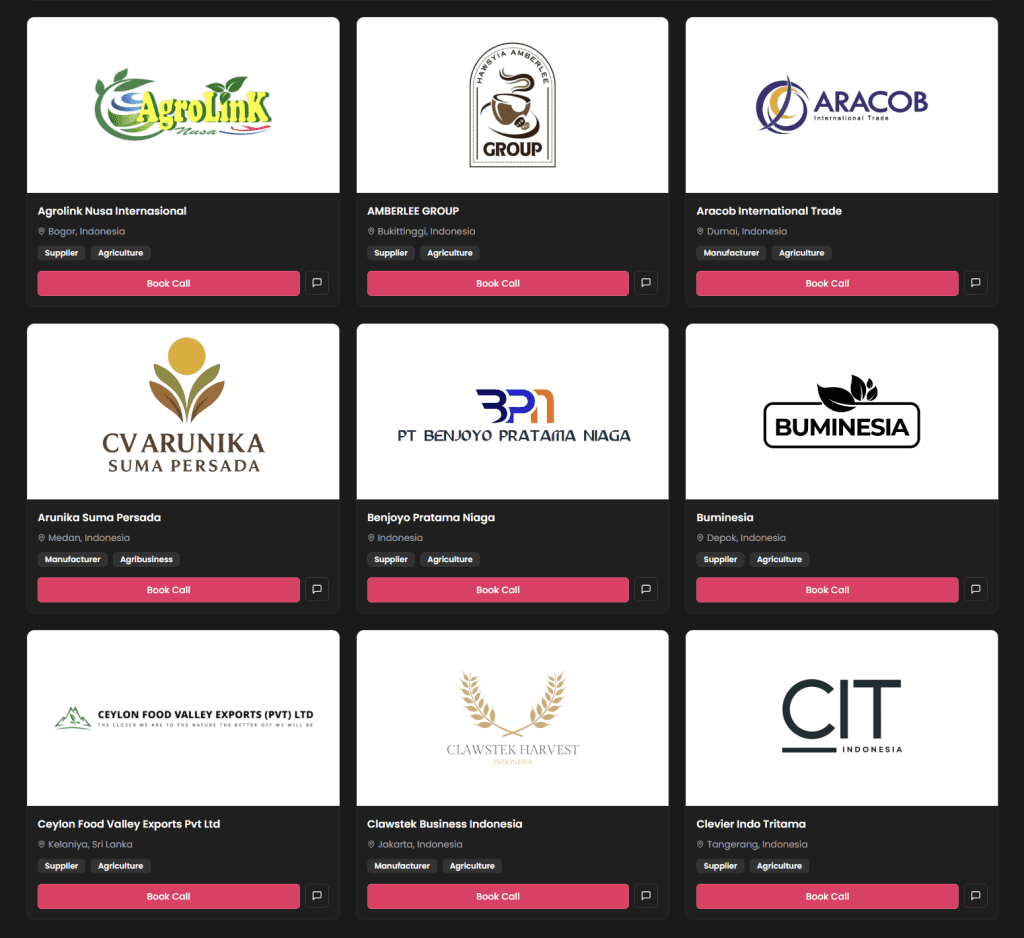 Daftar Supplier, Distributor, & Manufaktur Agribisnis 2026 (Nasional dan Internasional)