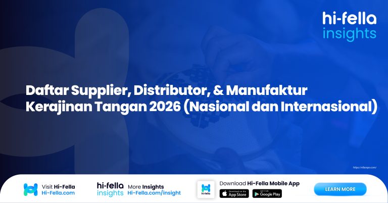11. Daftar Supplier, Distributor, & Manufaktur Kerajinan Tangan 2026 (Nasional dan Internasional)