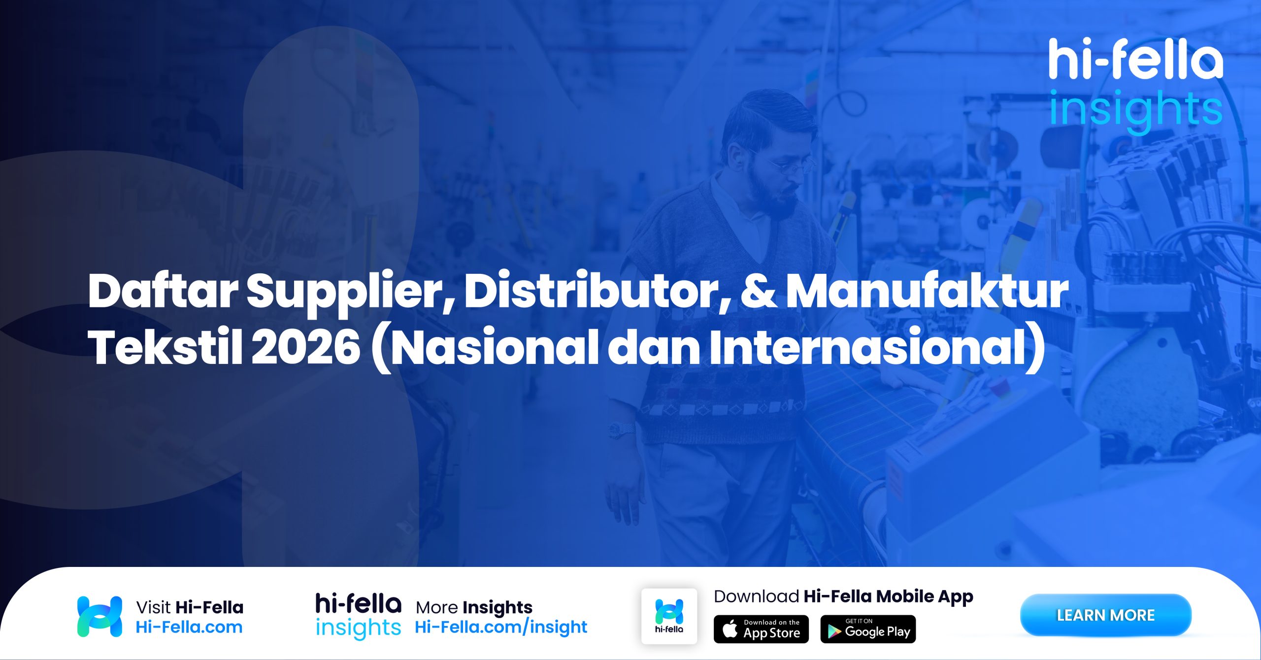 9. Daftar Supplier, Distributor, & Manufaktur Tekstil 2026 (Nasional dan Internasional)