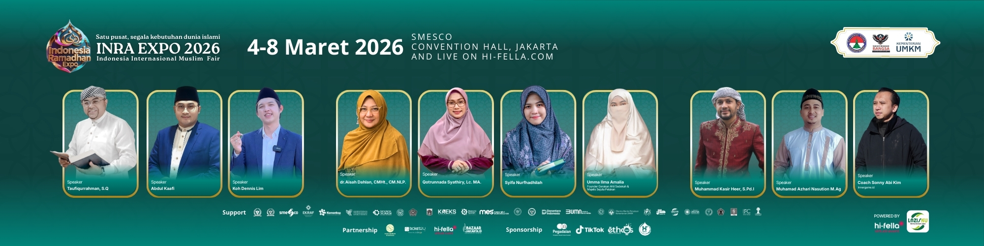 Hadiri Kajian Islam Live Bersama INRA Expo 2026