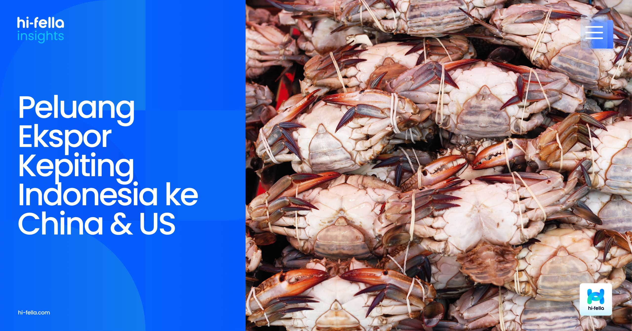 Peluang Ekspor Kepiting Indonesia ke China & US