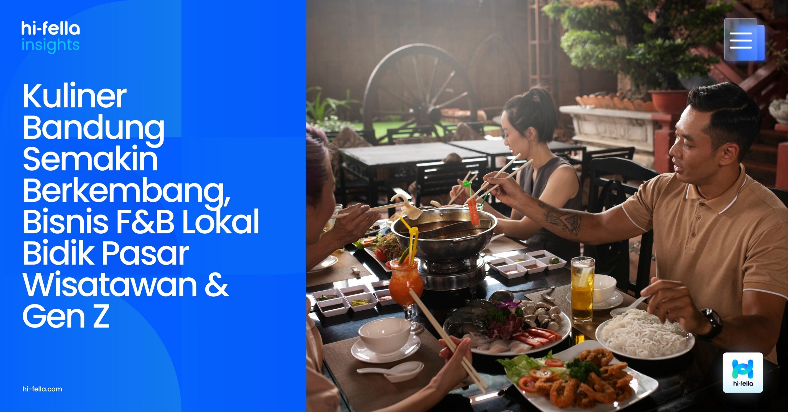 Kuliner Bandung Semakin Berkembang, Bisnis F&B Lokal Bidik Pasar Wisatawan & Gen Z