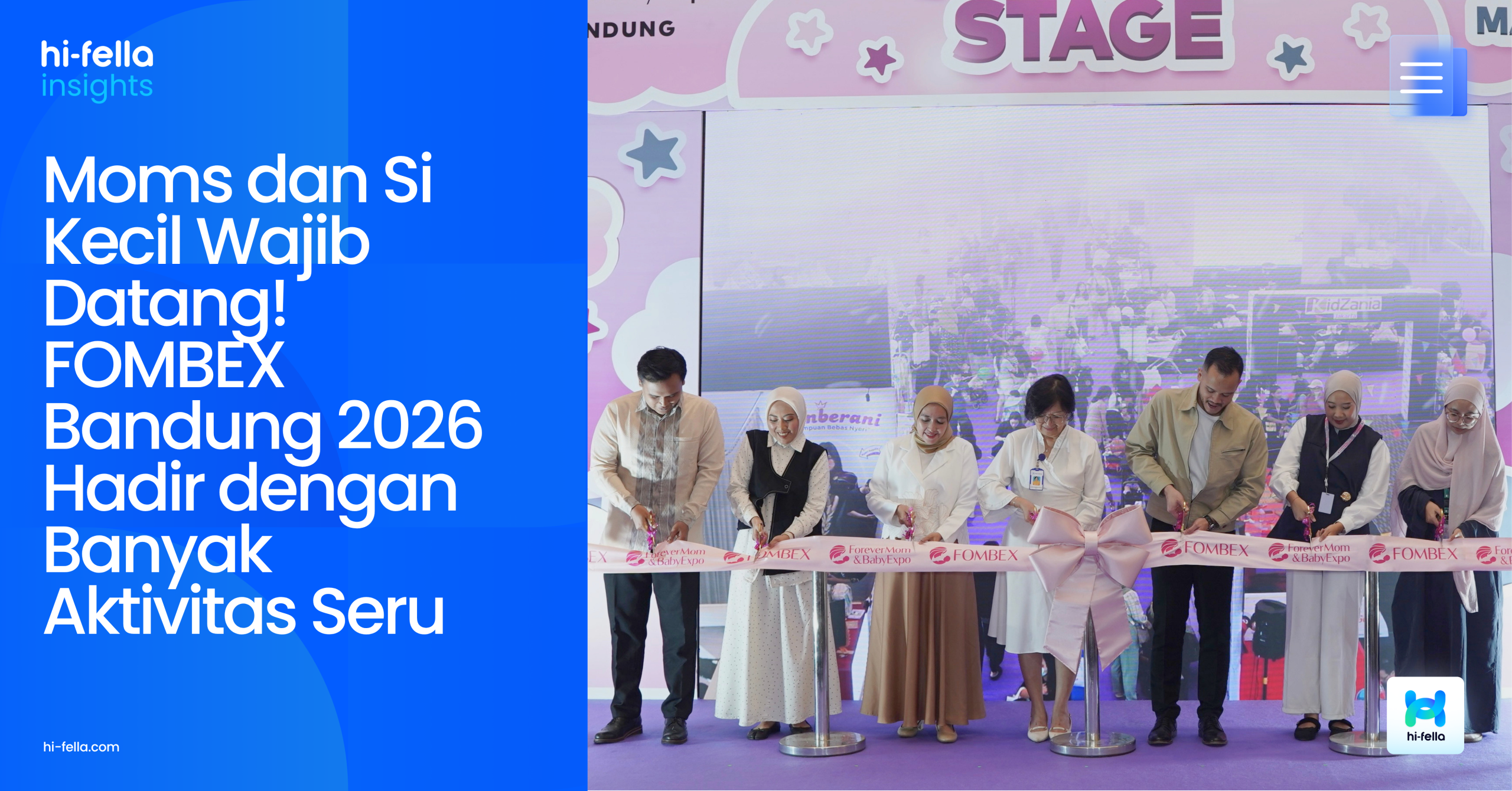 Moms dan Si Kecil Wajib Datang! FOMBEX Bandung 2026 Hadir dengan Banyak Aktivitas Seru
