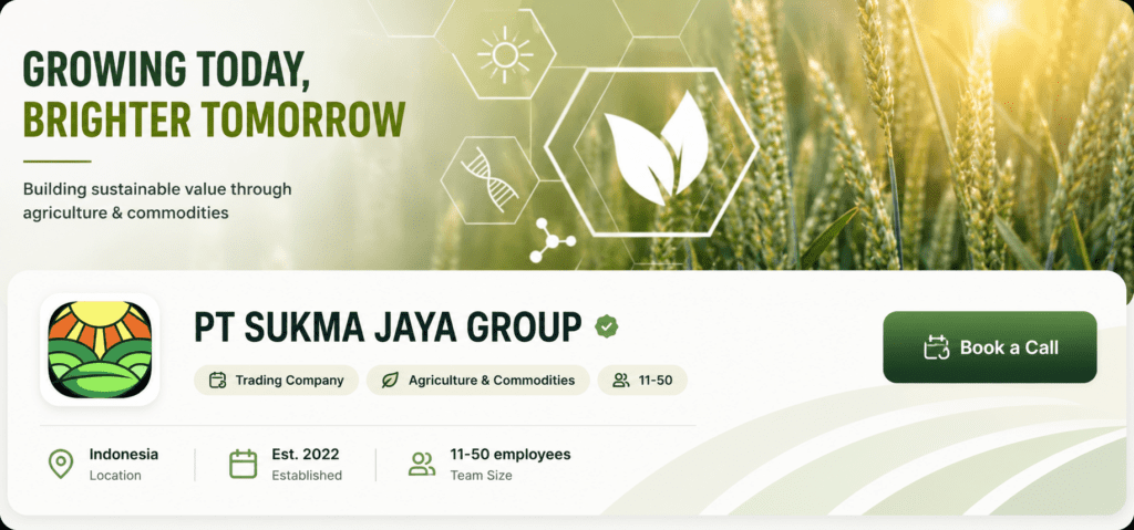 PT SUKMA JAYA GROUP Siap Mendukung Perdagangan Komoditas Internasional