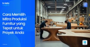 Cara Memilih Mitra Produksi Furnitur yang Tepat untuk Proyek Anda