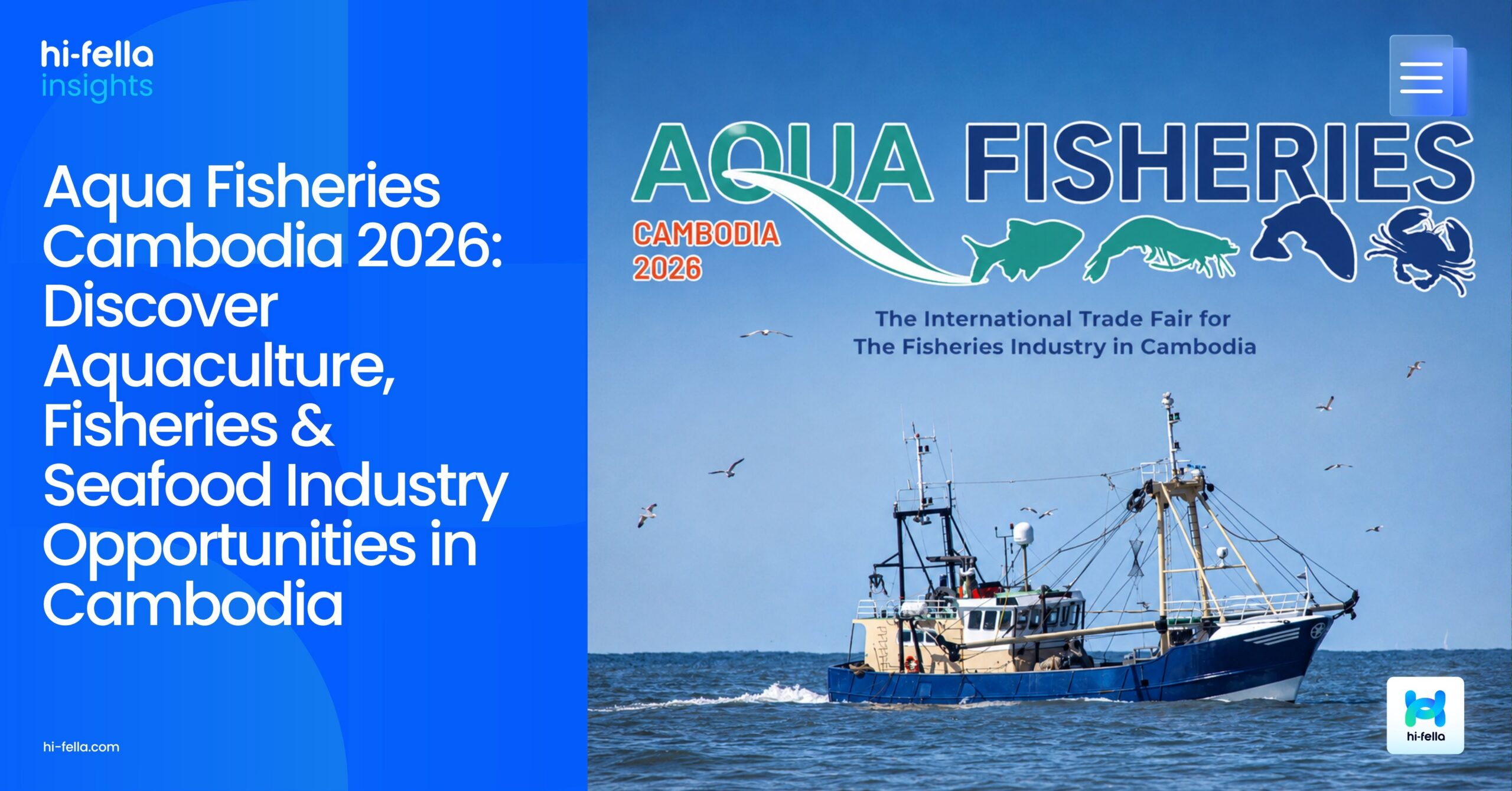 Aqua Fisheries Cambodia 2026: Discover Aquaculture, Fisheries & Seafood Industry Opportunities in Cambodia